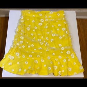 Forever 21 Yellow Skirt